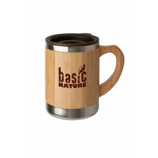 BASICNATURE Bamboo - Stainless steel mug