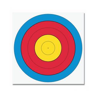 Target Face - FITA - 80 cm Center (Distance 30/50 m)