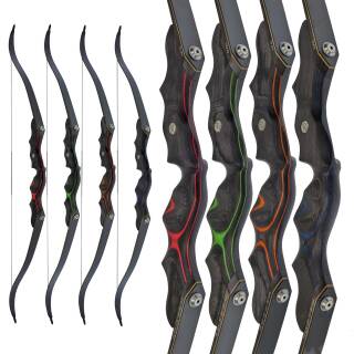 C.V. EDITION by SPIDERBOWS - Raven CARBON - 62-68 inch - 25-50 lbs - Take Down Recurve bow