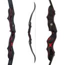 C.V. EDITION by SPIDERBOWS - Raven CARBON - 62-68 Zoll - 25-50 lbs - Take Down Recurvebogen