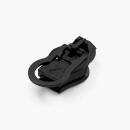Metal &amp; Plastic Zipper XL - black