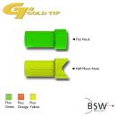 GOLD TIP Laser II+III / Swift+Ballistic | Flat Nock - Green