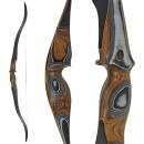 JACKALOPE - Onyx - 62 Zoll - Modell 2023 - One Piece Recurvebogen - 20-50 lbs