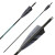 Complete arrow | SPHERE Hunter Pro - Carbon - Natural feathers | Spine: 800 | Length: 26 inch