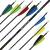 Complete arrow | SPHERE Ghost 4.2 - Carbon - Natural feathers | Spine: 400 | Length: 26 inch