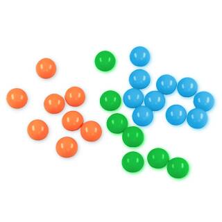 Bolas de colores para gemelos - Ø 17mm - 25 piezas