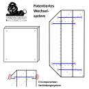 STRONGHOLD Foam Archery Target - Crossbow - Switch - up to 375 fps - 60x60x20cm