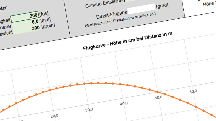 Pfeilkalkulator zum download